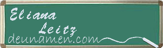 Eliana Leitz Visitenkarte